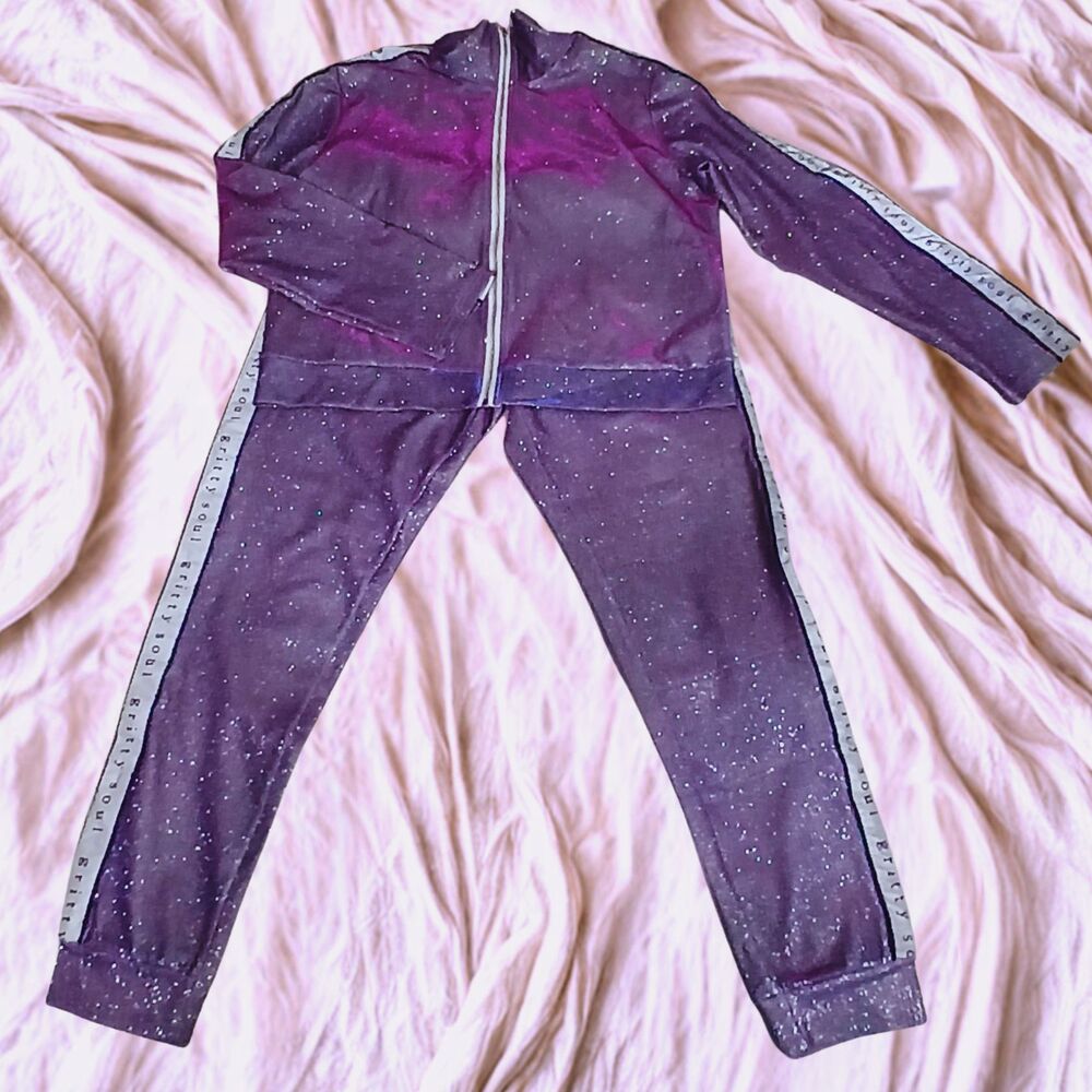 WOMENS PURPLE TRACKSUIT by: GRITTY SOUL